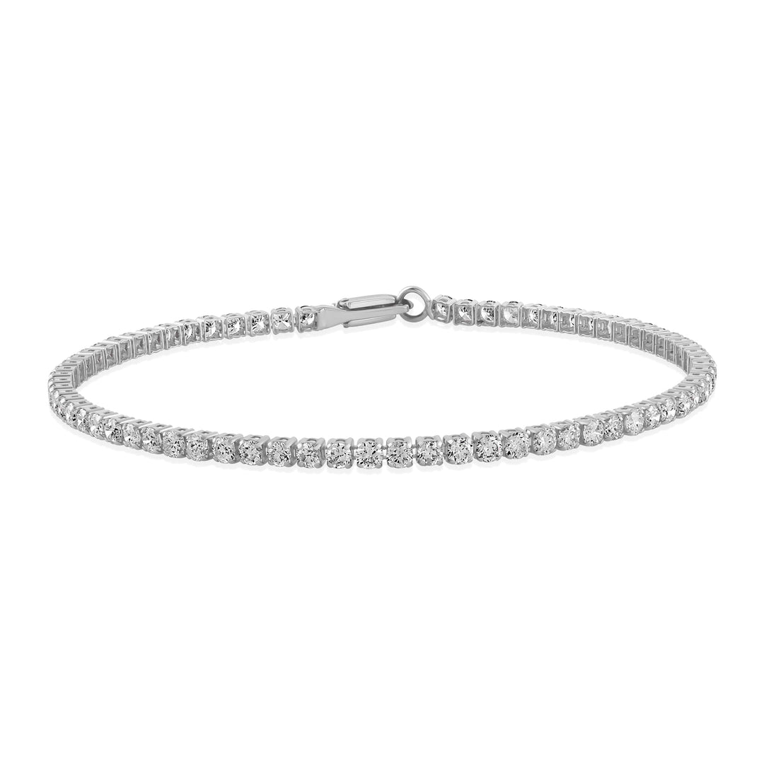 Lightweight Diamond Tennis Bracelet