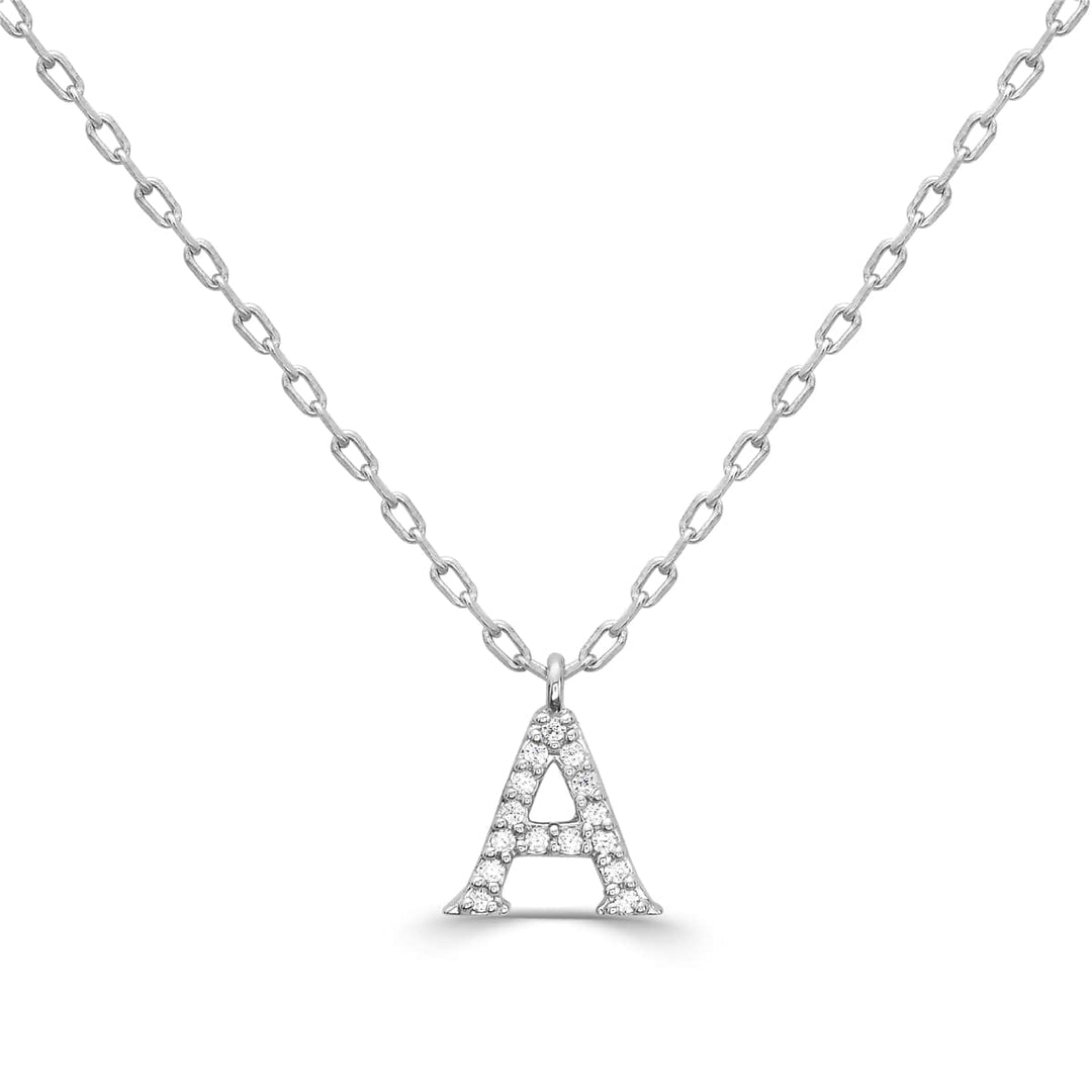 Diamond Initial Pendant