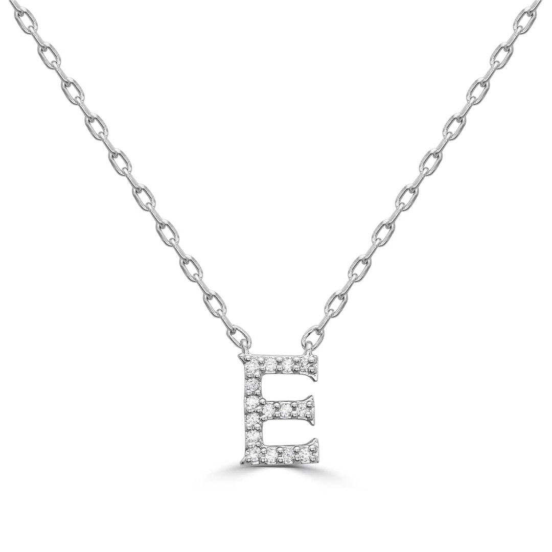 Diamond Initial Pendant