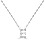 Diamond Initial Pendant  