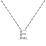 Diamond Initial Pendant  