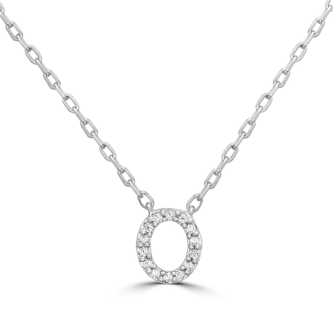 Diamond Initial Pendant