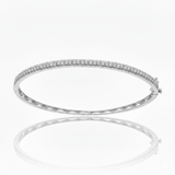 CZ and Silver Bangle