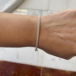 Load image into Gallery viewer, cz silver bangle