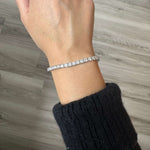 Load image into Gallery viewer, Diamond Tennis Bracelet 5ct in 14k white gold
