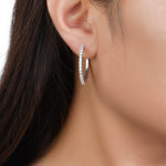 Classic CZ Hoop Earrings  