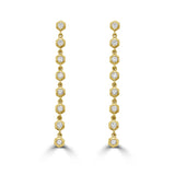 Honeycomb Diamond Dangling Earrings  