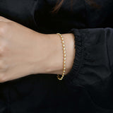 Honeycomb Diamond Bezel Bracelet  