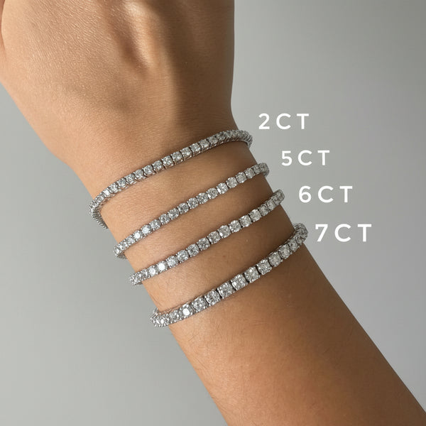 Lab Grown Diamond Tennis Bracelet