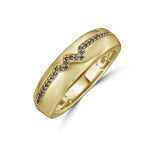 Heartbeat Diamond Band Ring