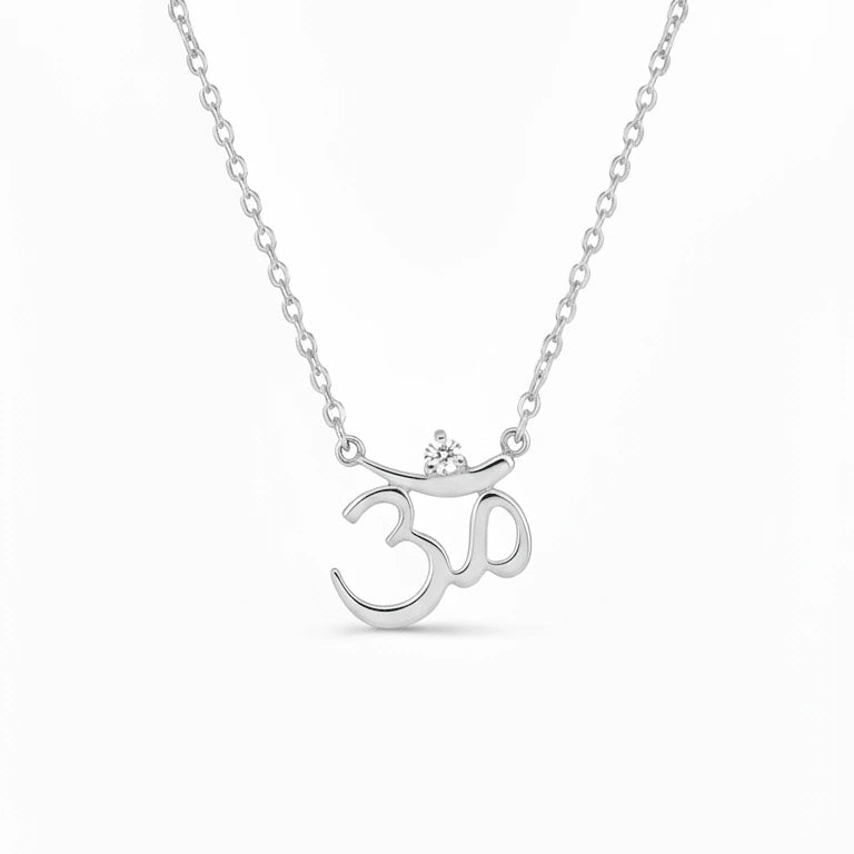 Mini Om Necklace-2