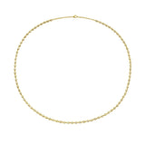 Honeycomb Diamond Bezel Tennis Necklace  