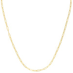 14K Gold Paperclip Chain  