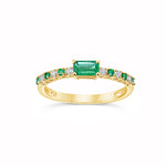 Emerald and Diamond Ring  