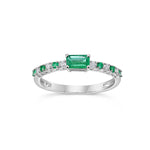 Emerald and Diamond Ring  