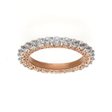 Cubic Zirconia Eternity Band Ring  