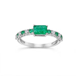 Emerald and Diamond Ring  