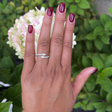 Toi Et Moi Emerald and Pear Diamond Ring  
