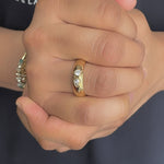 Load image into Gallery viewer, Toi Et Moi Heart and Pear Diamond Band Ring