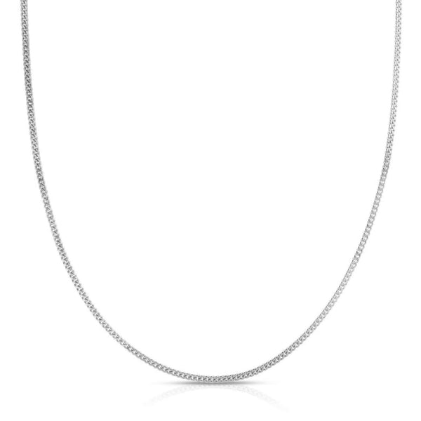 14K Gold 2.2mm Gourmette Chain