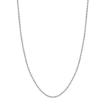 White Gold Rope Chain 4mm