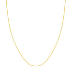 yellow gold curb chain