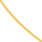 14K Yellow Gold 0.9mm Curb Chain