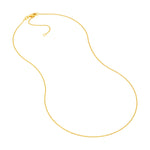 yellow gold curb chain full view