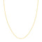 14K Yellow Gold 0.9mm Curb Chain