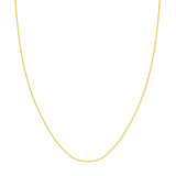 yellow gold curb chain