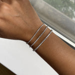 Lightweight Diamond Tennis Bracelet  