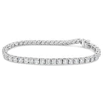 Load image into Gallery viewer, Lab Diamond Tennis Bracelet in 14k white gold
