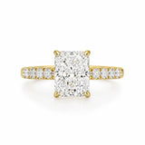 Radiant Cut Lab Diamond Engagement Ring