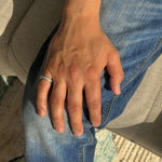 Diamond Band White Gold Ring  