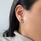 Tanzanite and Diamond Studs  