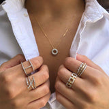 Pave Diamond Band  
