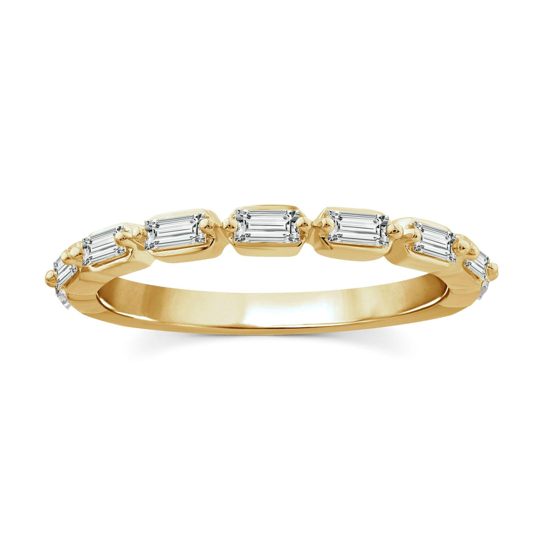 Floating Baguette Diamond Band Ring  