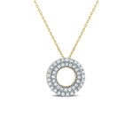 Load image into Gallery viewer, Full Circle Diamond Pendant