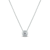 Diamond Bezel Pendant  