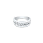 Load image into Gallery viewer, Diamond Band White Gold Ring