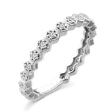 Honeycomb Diamond Ring  