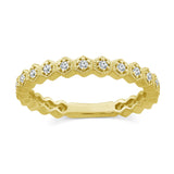 Honeycomb Diamond Ring  