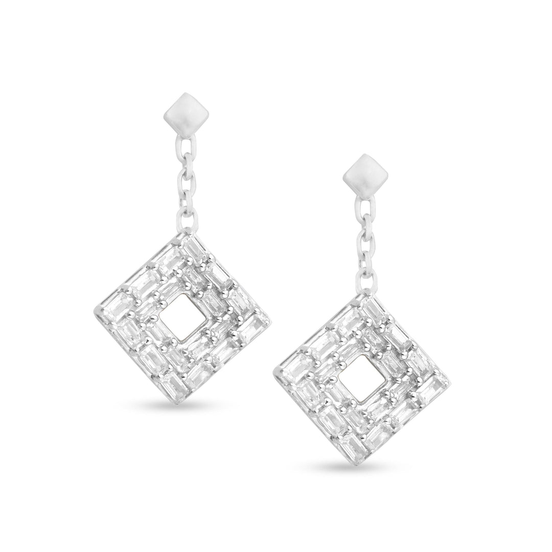 The Origins Dangling Diamond Earrings  